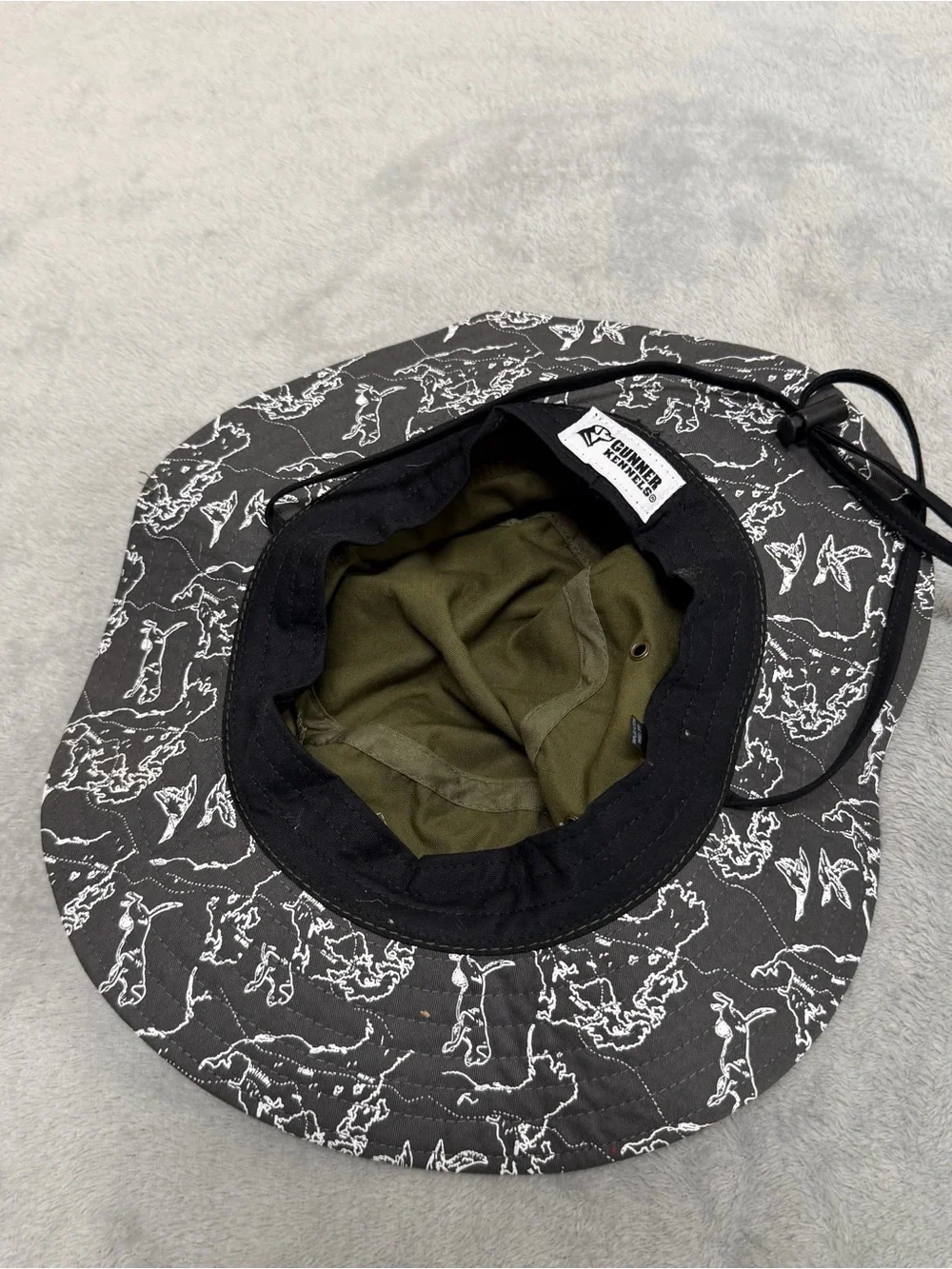 NEW Gunner Kennels Sun Boonie Hat W/ Strap Green Mens One Size Dog Hunting